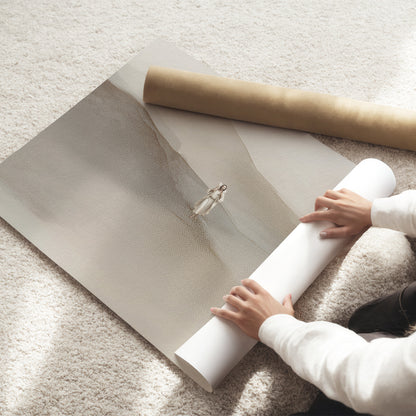 Rejoice With Me – Jesus Found the Lost Sheep, Minimalist Christian Wall Art, Neutral Framed Canvas