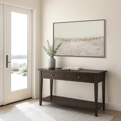 Jesus Teaching the Multitudes – Sermon on the Mount Large Framed Canvas – Minimalist Christian Art